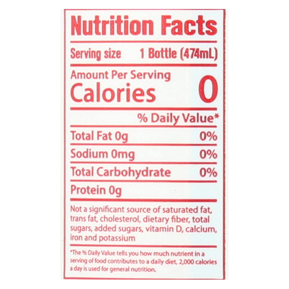 Hint Water Cherry - Pack of 12 Bottles - 16 fl oz Each - Plastic