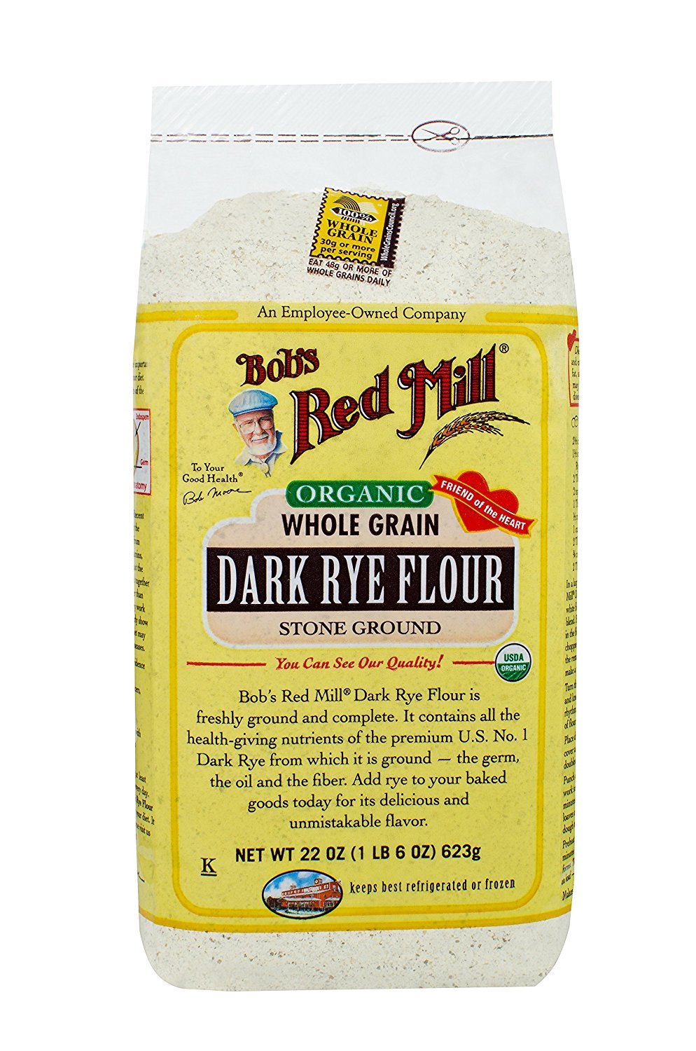 Bobs Red Mill Dark Rye Flour, 22 oz