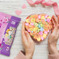GEEOOLLAH Tiny Conversation Hearts Candy - Assorted Fruit Flavors, 5 oz Bags