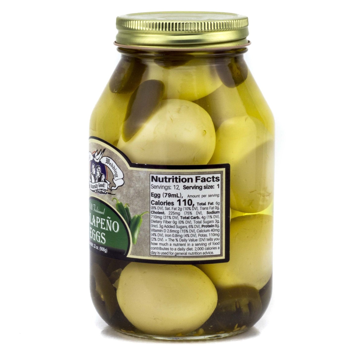 Amish Wedding Jalapeno Eggs 32oz (Pack of 2)