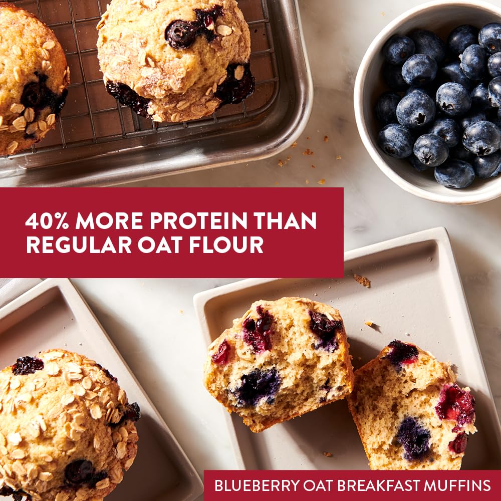 King Arthur Baking Company Gluten-Free & Whole Grain Oat Flour 2.5 Lbs.