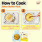 Yopokki Instant Tteokbokki Pack (Onion Butter, Pack of 2) Korean Street food with Onion Butter flavored sauce Topokki Rice Cake