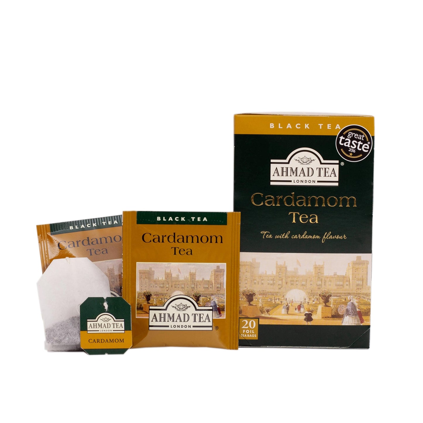 Ahmad Tea Cardamom Tea, 20 Count (Pack of 6)