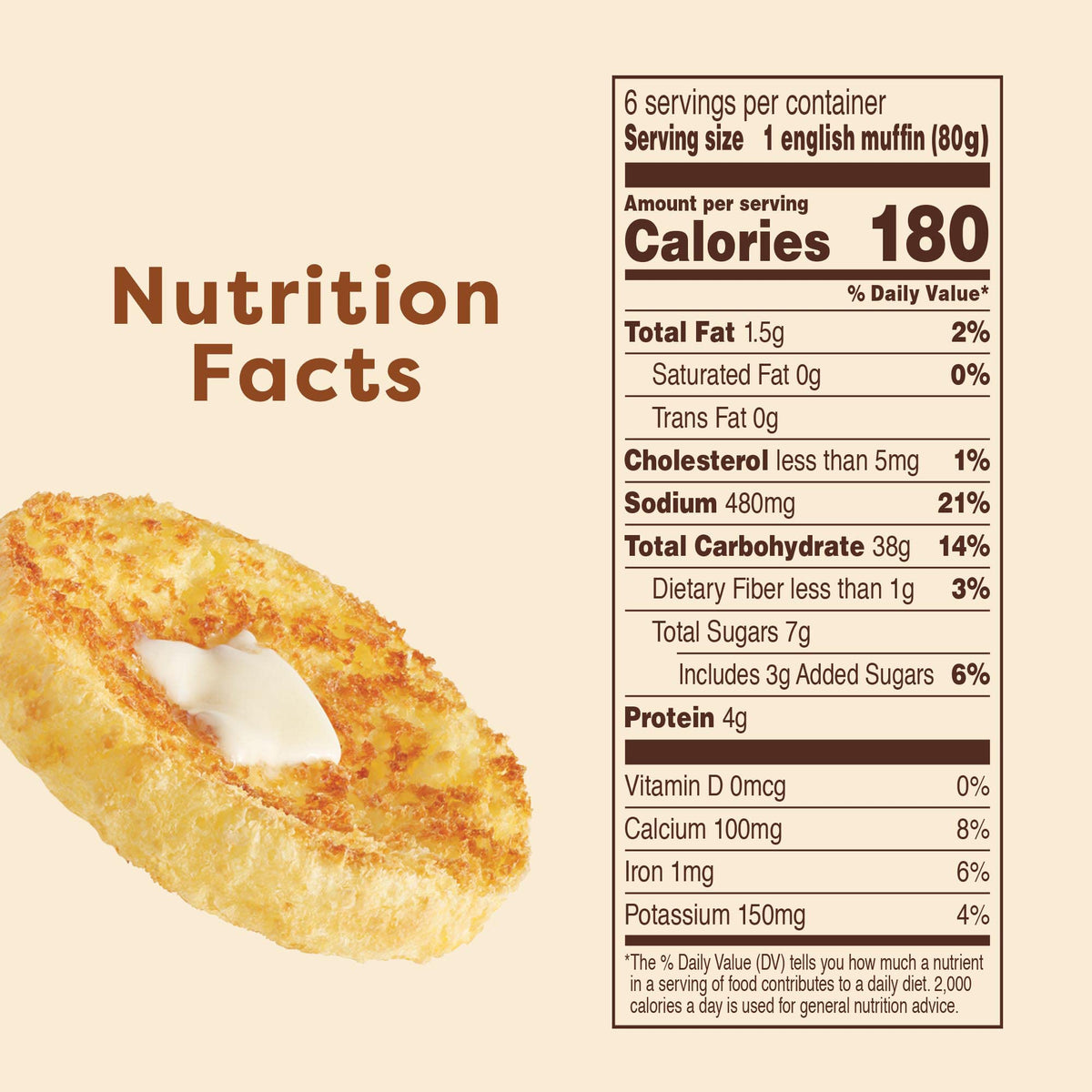 Glutino Gluten Free English Muffins, Original, 16.9 oz (frozen)