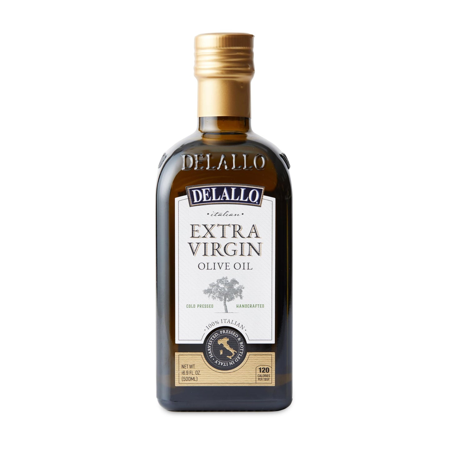 DeLallo Extra Virgin Olive Oil, 16.9 oz Bottle, Imported from Italy, Ideal for Cooking and Dressings
