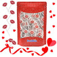 Fruidles Valentine'S Red Lips Tattoo Lollipop Sucker, White Lip Shaped Lollipop With Red Lips, Individually Wrapped Candy (2 Pounds)