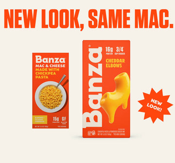 Banza Chickpea Pasta Mac & Cheese – High Protein Gluten Free Healthy Pasta – Mac & Cheese, Elbows With White Cheddar (Pack Of 6)