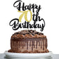 Klionjor 70Th Happy Birthday Cake Topper Happy Birthday Cake Decoration 70Th Birthday Party Decoration Gift Plugin (70)