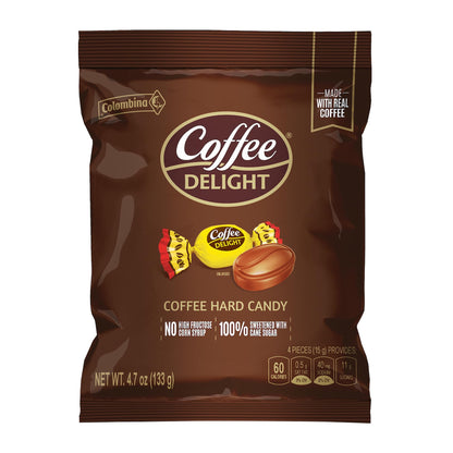 Colombina Coffee Delight Hard Candy, Coffee-Flavored Candy, 100 Count (Pack of 1)