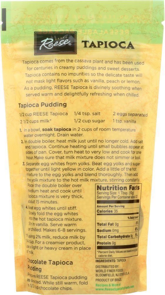 Reese Small Pearl Tapioca, 8-Ounces (Pack Of 6)