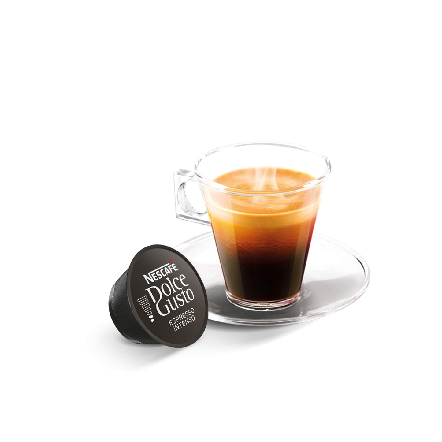 NESCAFÉ DOLCE GUSTO Espresso Intenso Coffee compact pieces, 16 Count (Pack of 4), Model DG0162