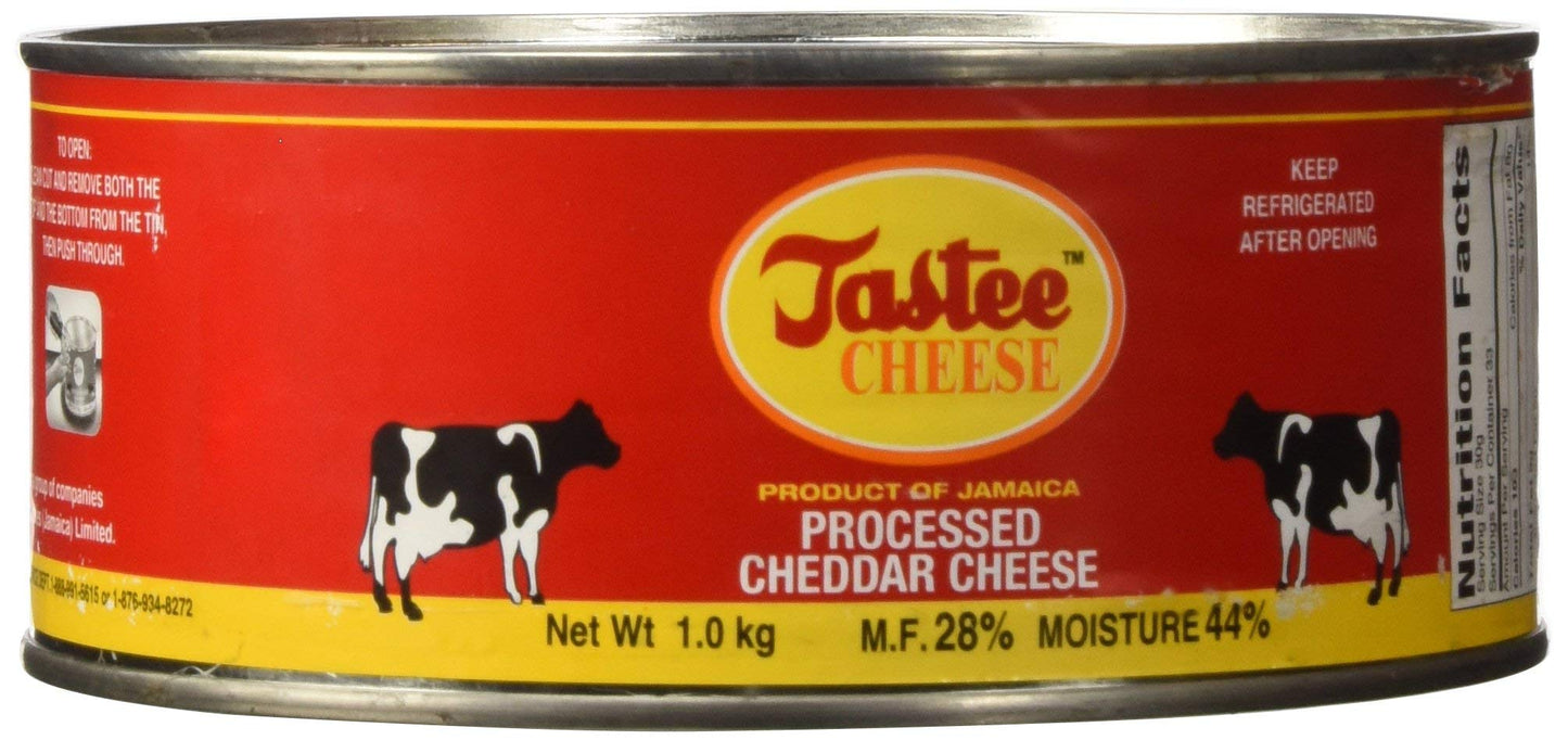 Tastee Cheese 2.2 lbs, 2 Pack - Creamy Cheese for Cooking and Snacking