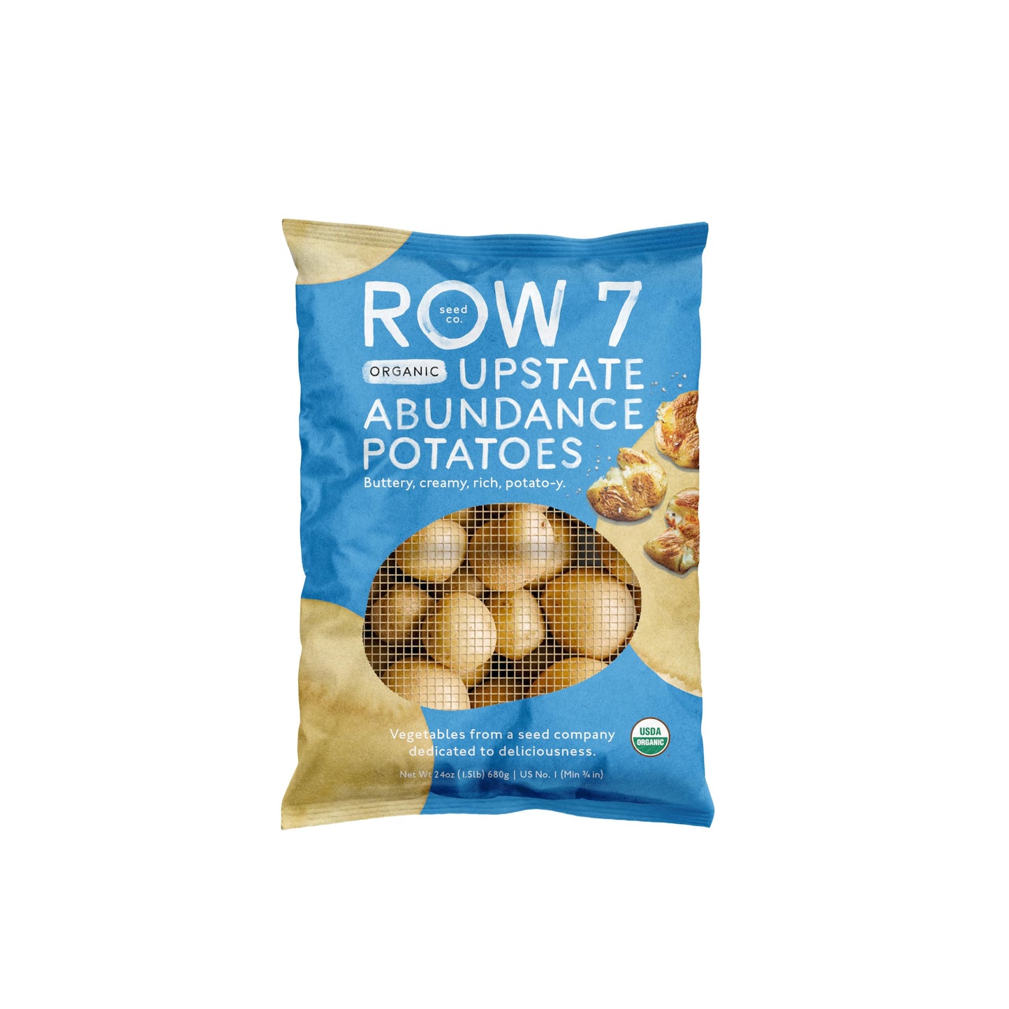 Row 7 Organic Upstate Abundance Yellow Creamer Potatoes, 24 OZ