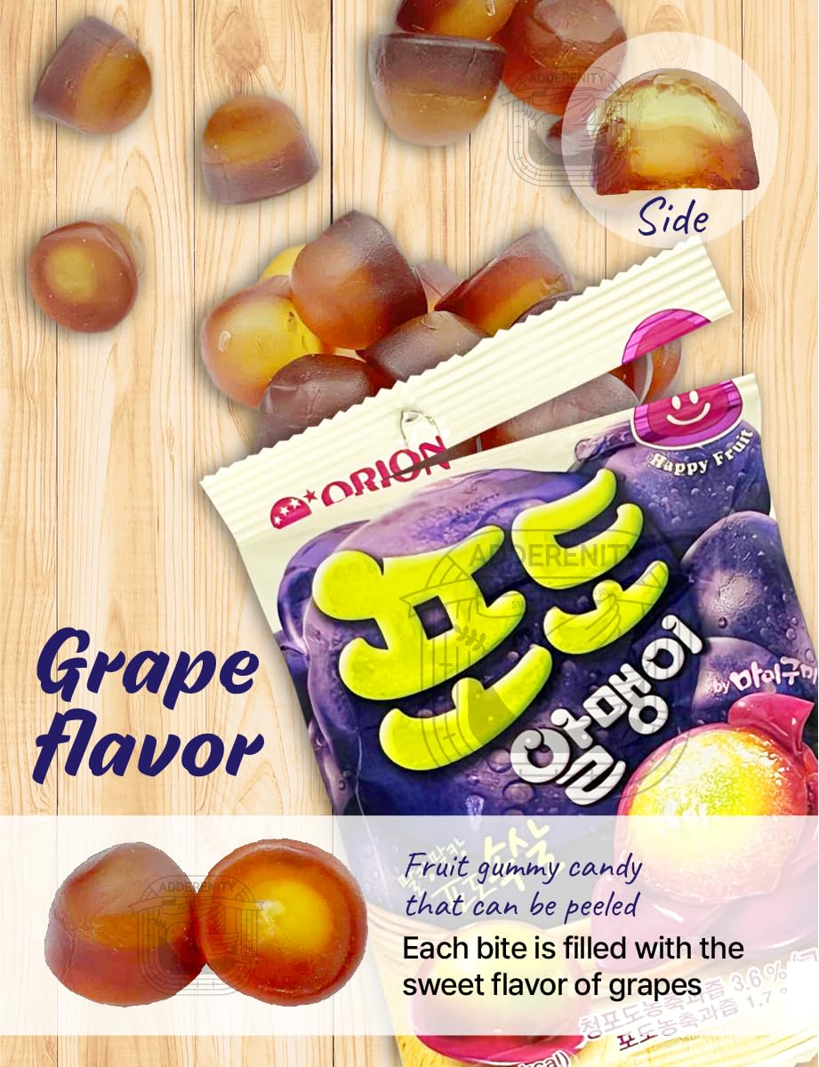 [5 Pack]Fruit Peelable Candy - 4D Peelable Gummies, 11.8 Oz Rich 5 Fruits Flavored Jelly Fruit Peelable Candy - Soft Texture 4D