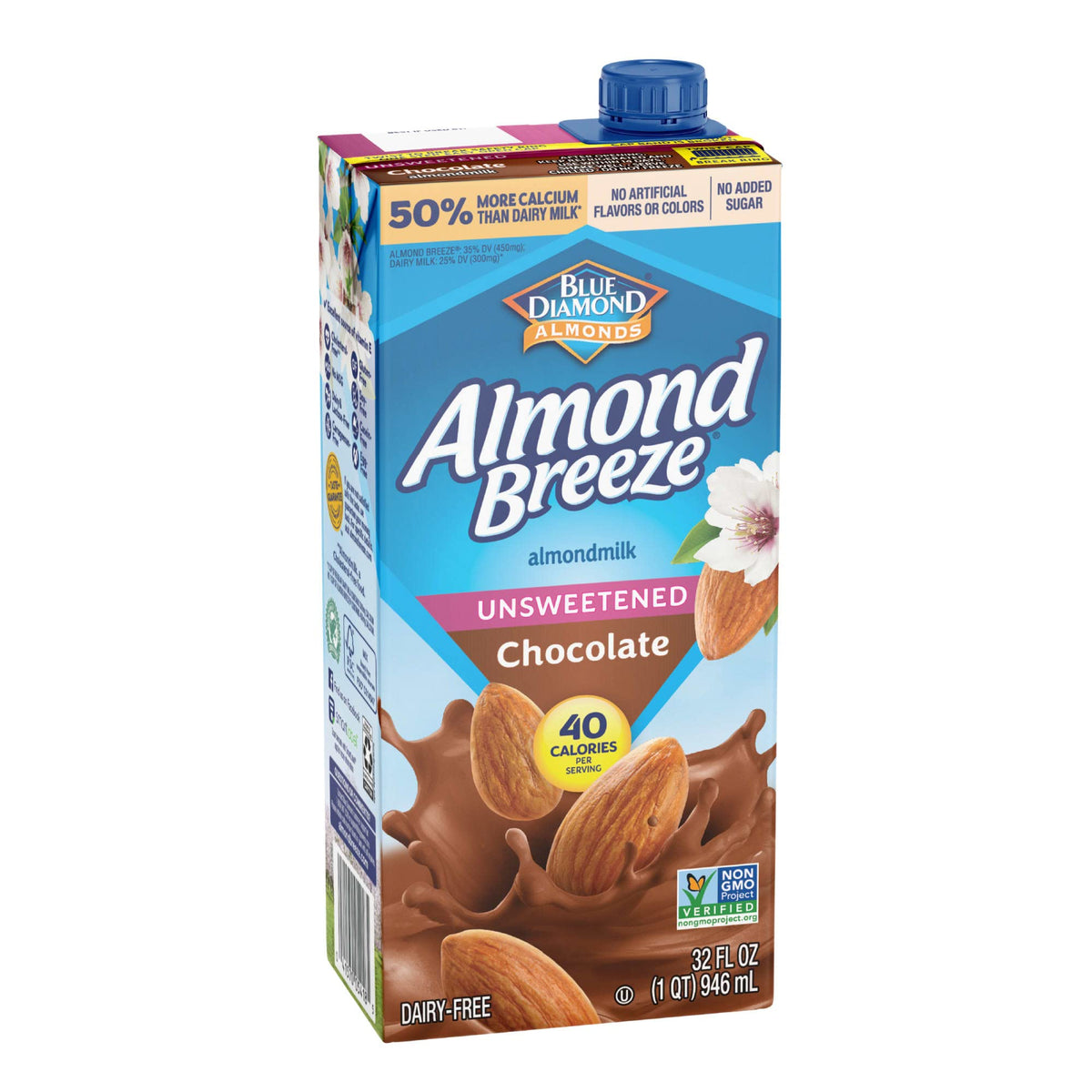 Almond Breeze Dairy Free Almondmilk, Unsweetened Chocolate, 32 Fl Oz