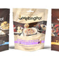 Melting Pot Chocolate Fondue; Mini Chocolate Wafers For Melting, Milk Chocolate Turtle Flavor, Pack Of 3, 9.75Oz Bags