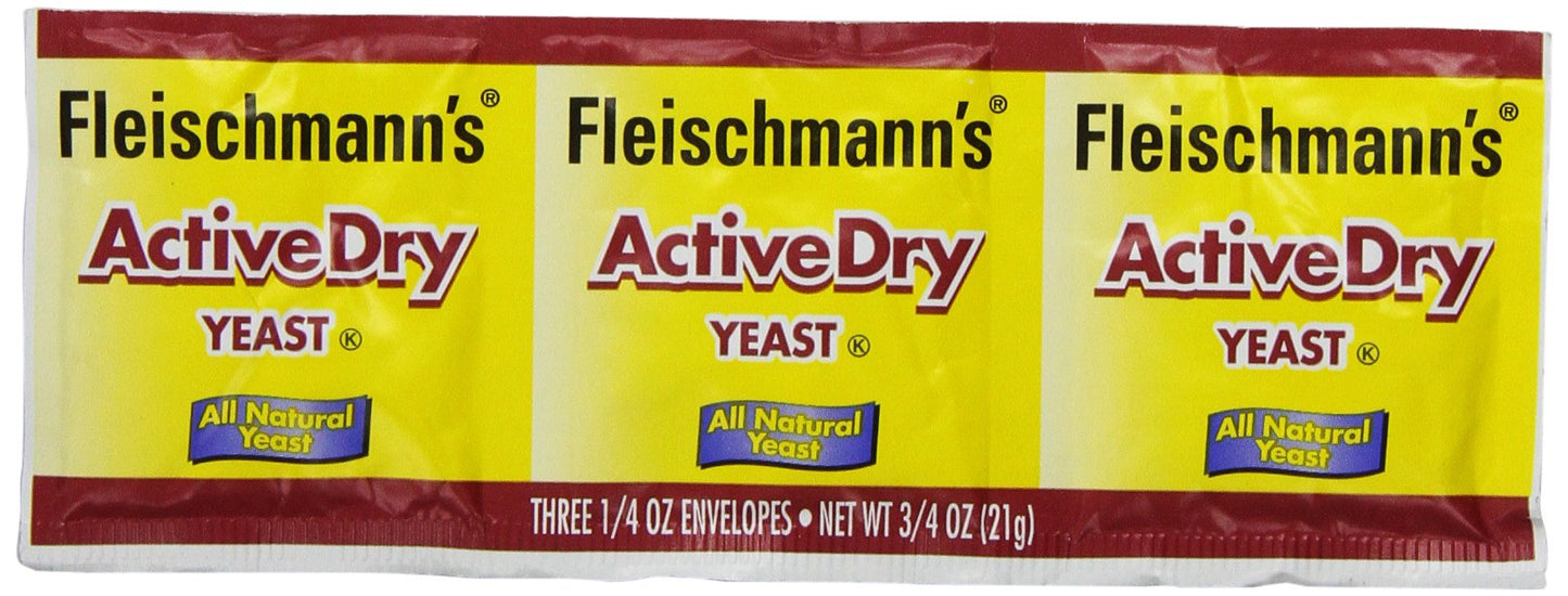 Fleischmann'S Yeast, Active, Dry, 0.75-Ounce Packet (Pack Of 9)
