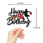 LINGBOOM Basketball Cake Topper for 9th Birthday, Black C-8th Model, Sport Theme Decoration for Boys and Kids