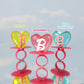 Imaginings 3 Barbie Party Favors, Individually Wrapped Lollipop Rings, Fruit Flavored Basket Filler Candy Suckers, Box Of 18