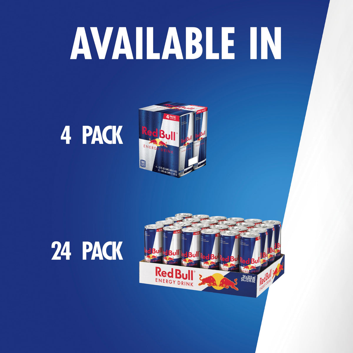 Red Bull Energy Drink, 12 Fl Oz Cans, (Pack of 4)