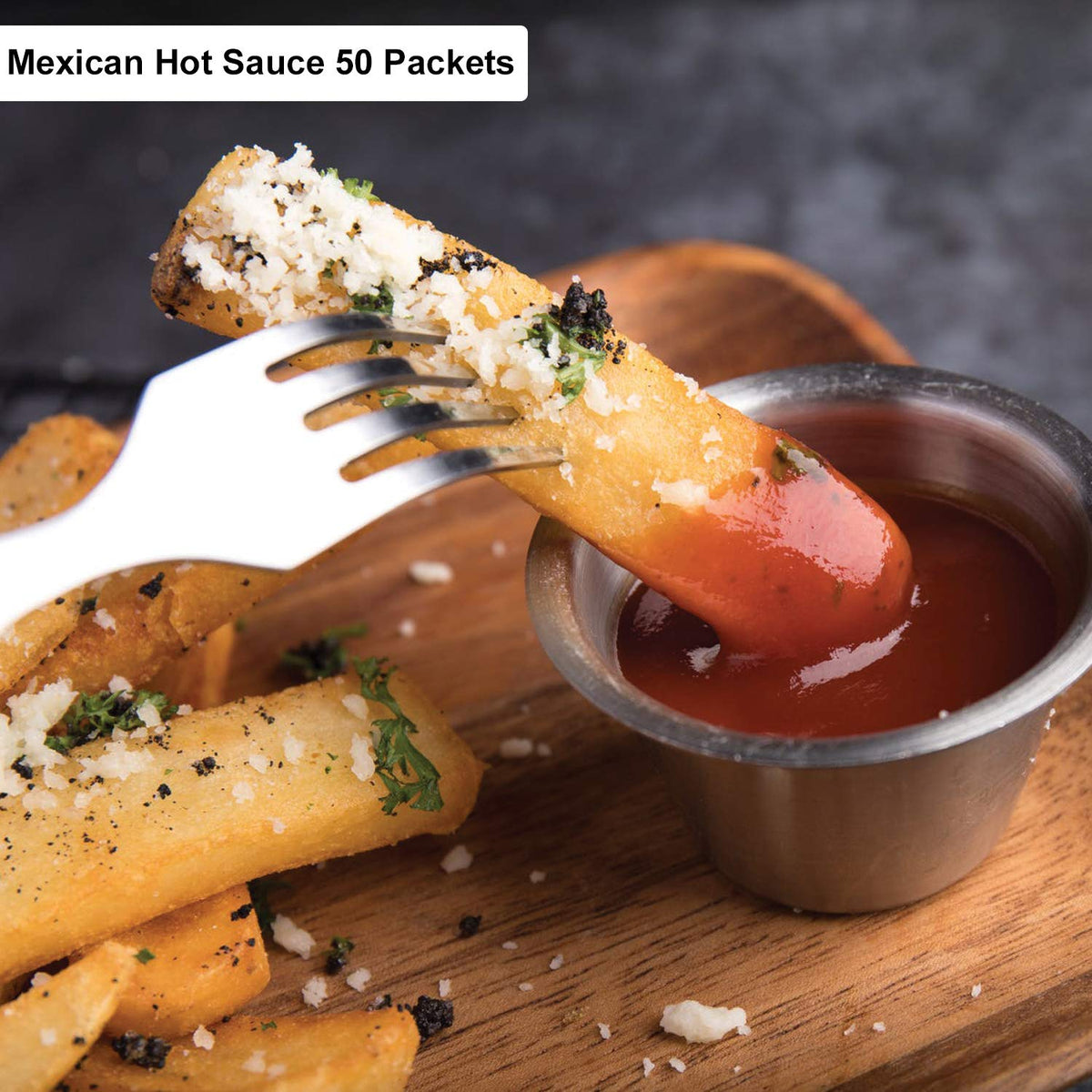 ValentinA Mexican Hot Sauce - Picante Salsa, 50 Packets (0.3 Oz each), Perfect for Chips, Fast Foods, Snacks