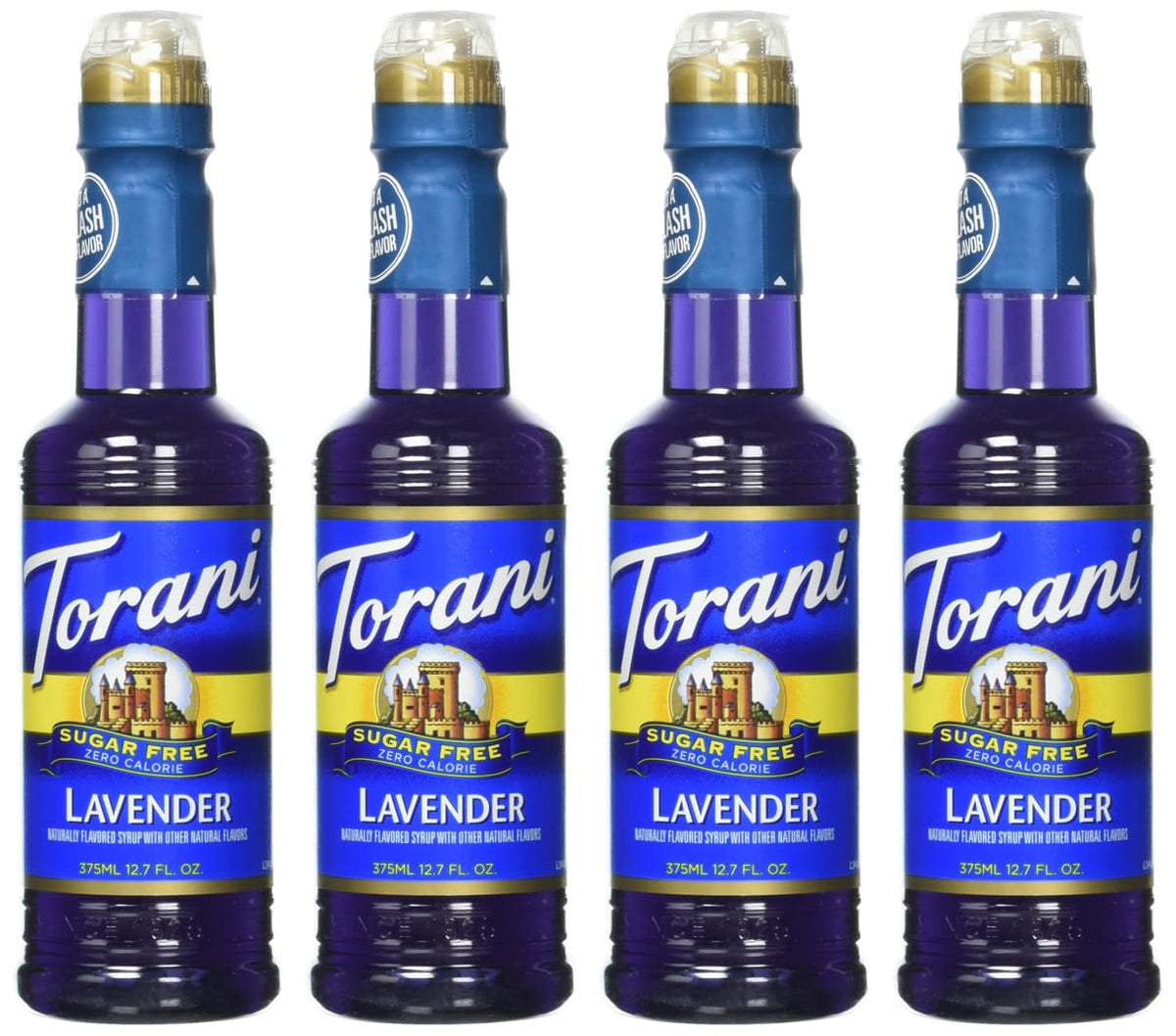 Torani Lavender Syrup, Sugar Free, Kosher, 12.7 Fluid Ounce (Pack of 4)