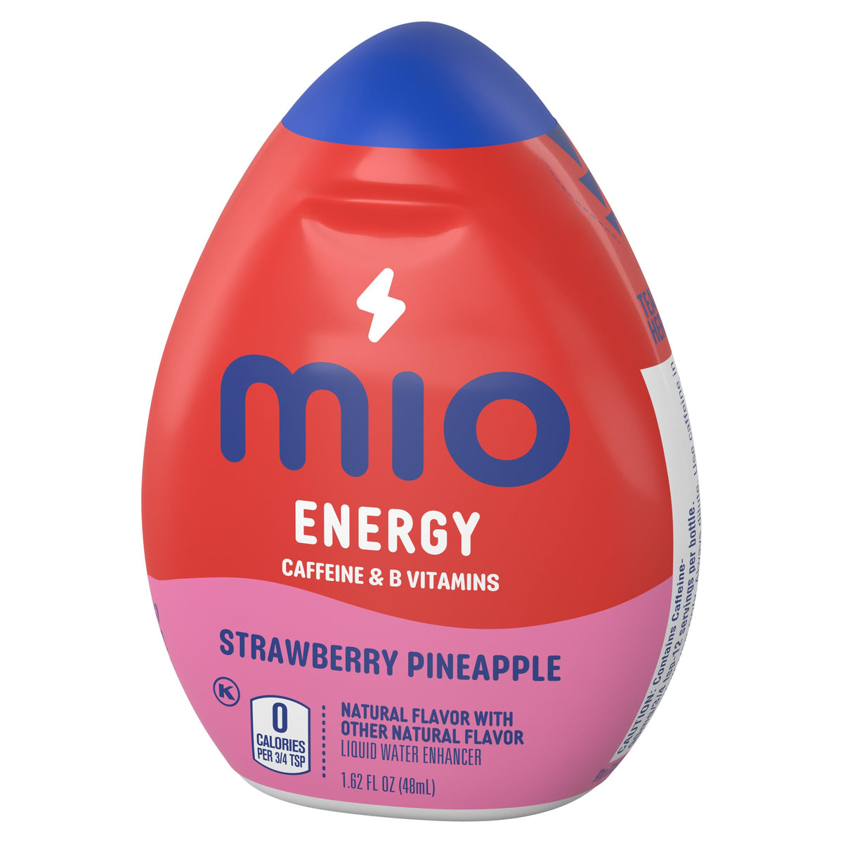 MiO Energy Liquid Water Enhancer - Strawberry Pineapple Smash - 12 Count - 1.62 Fl Oz
