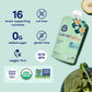 Cerebelly Organic Baby Food Pouches, Broccoli Pear Purees, 16 Nutrients, No Added Sugar, Fiber & Non-Gmo, 4Oz, 12 Pack