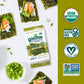 gimMe Organic Roasted Sea  Sheets - Extra Virgin Olive Oil - 6 Count - Keto, Vegan, Gluten Free Snack