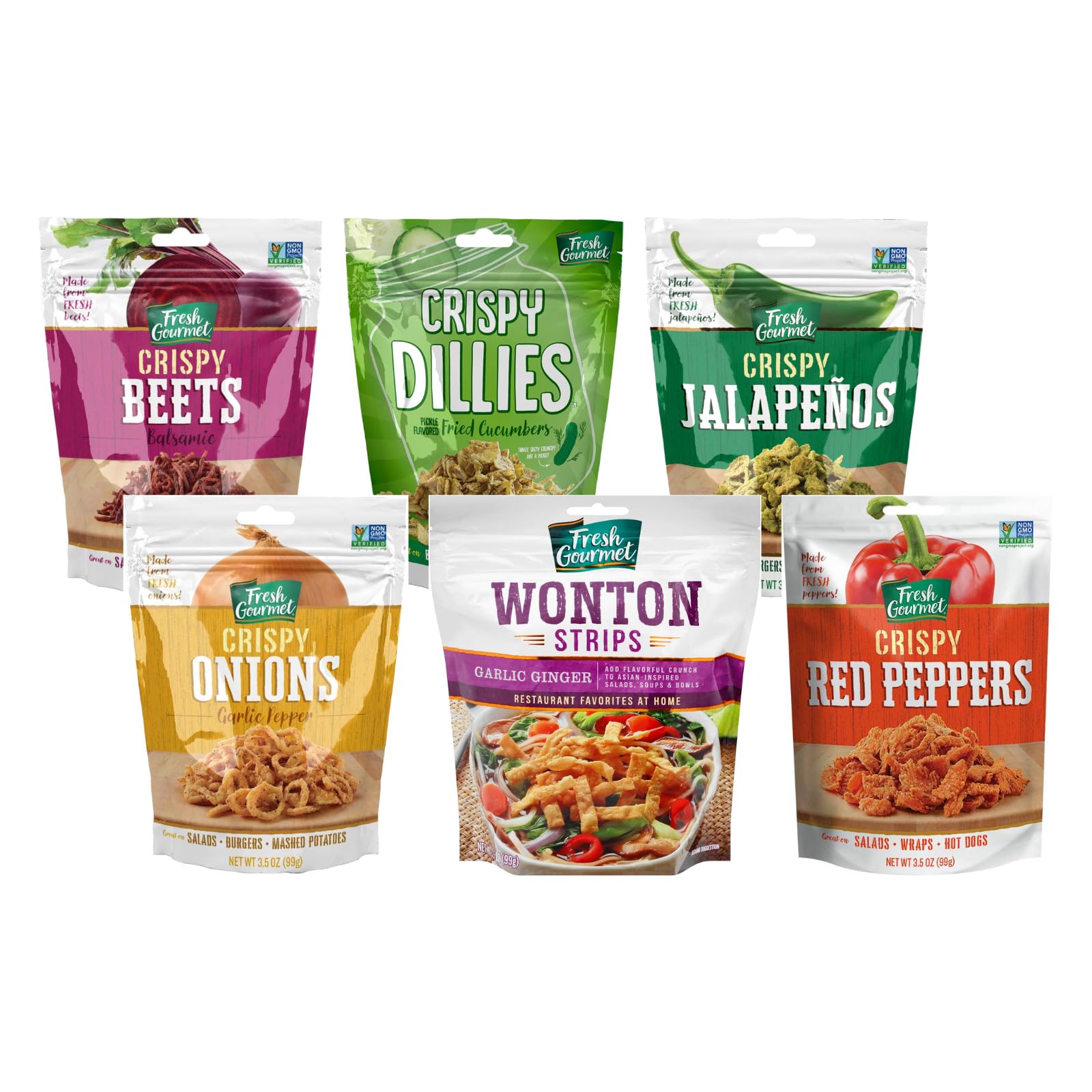 Fresh Gourmet Crispy Balsamic Beets (6 Flavor Variety Pack)