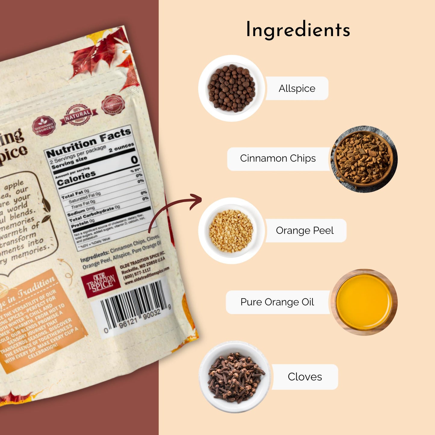 Olde Tradition Mulling Spices for Apple Cider  Mulled Wine Spices Kit  4oz Traditional Mulled Spice Mix with Muslin Bag for Steeping Stovetop Simmer Pot Hot Toddy Tea Christmas Glhwein Holiday Drink