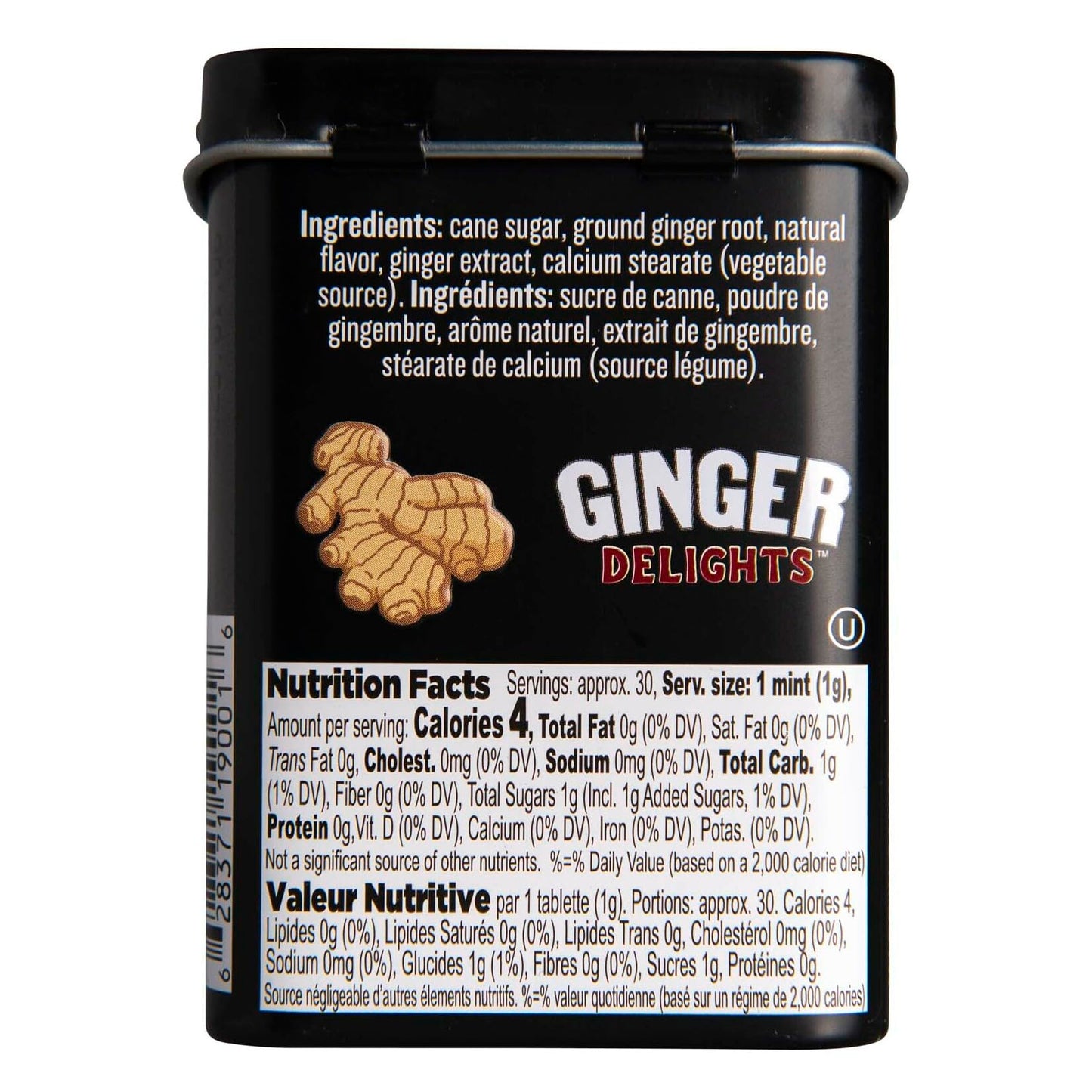 Ginger Delights Mango Candy | Genuine Ground Ginger Root, Natural Flavors | Kosher Certified, Vegan, Gluten Free | Aspartame & X