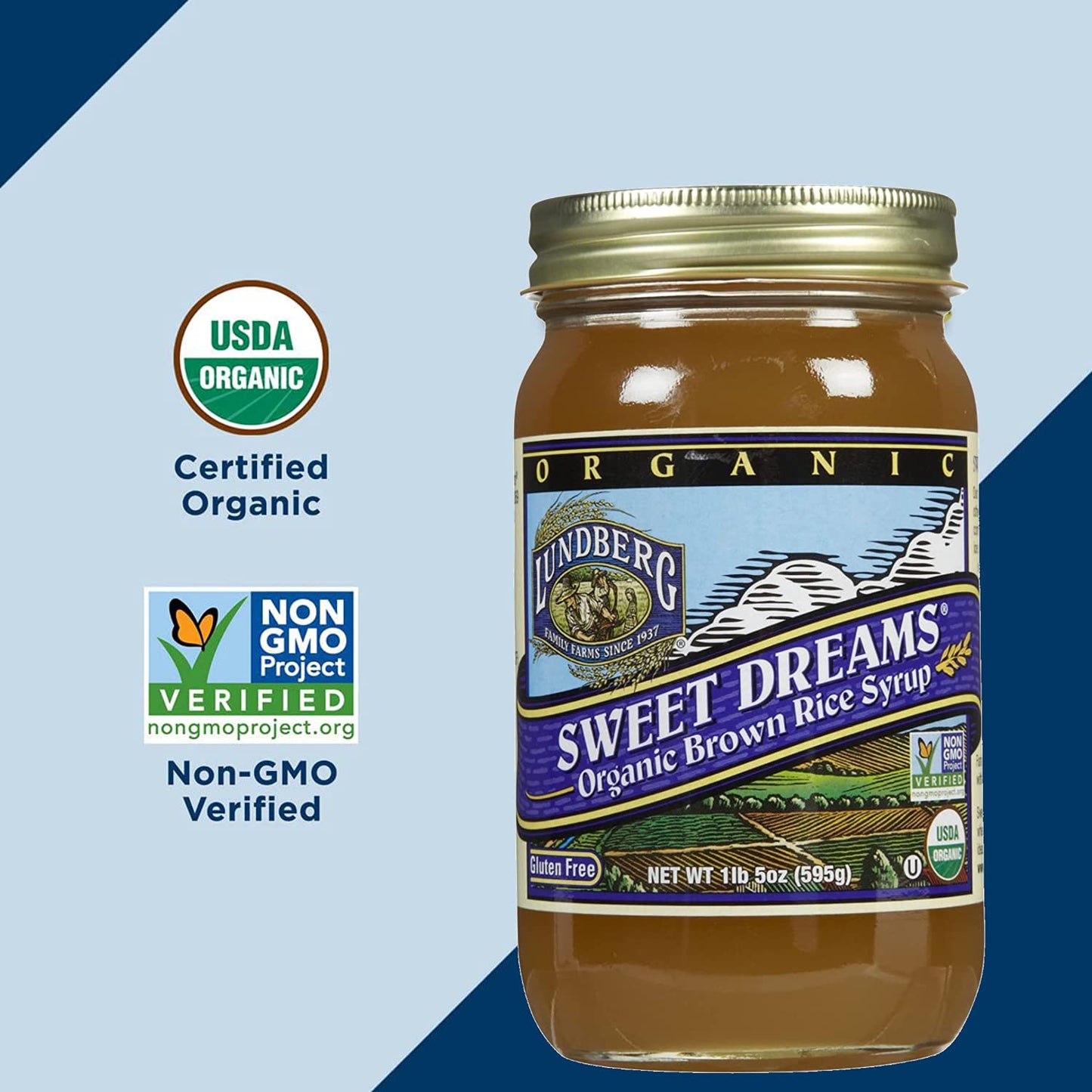 Lundberg Organic Brown Rice Syrup-21 Oz