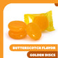 Butterscotch Hard Candy - 2 Pound Bulk Pack (About 165 Count) - Individually Wrapped Yellow Candies - Classic Butter Scotch Disc