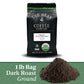 The Bean Organic Coffee Company Suzis Power Bean, Dark Roast, Ground Coffee, 16-Ounce Bag, Caf   molido tostado org  nico