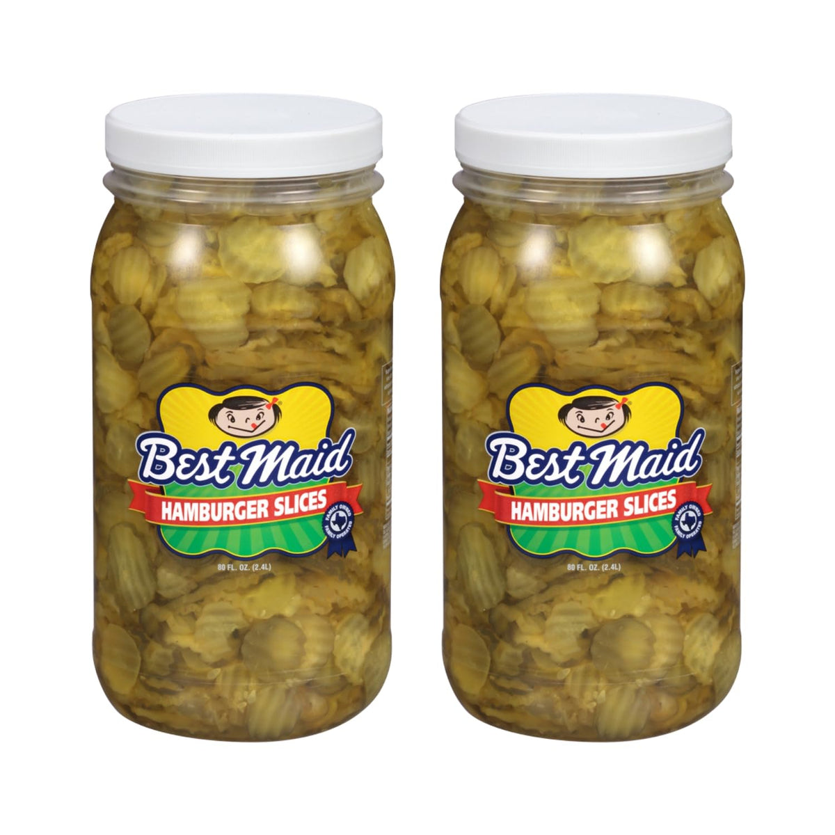 Best Maid Hamburger Slices 80Oz Pickles (2 Pack)