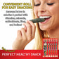 Big Roll Grilled Seaweed Snacks by Tao Kae Noi, Spicy Flavor Grilled Seaweed Rolls, Healthy Nori Sheet Rolls for Kids and Adults