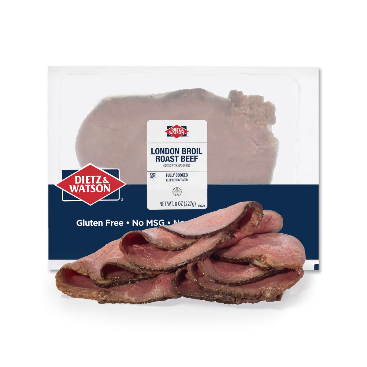 Dietz & Watson Deli-Sliced London Broil Roast Beef, 8 oz