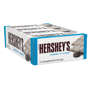 Hershey'S Cookies 'N' Creme Candy Bars, 1.55 Oz (36 Count)