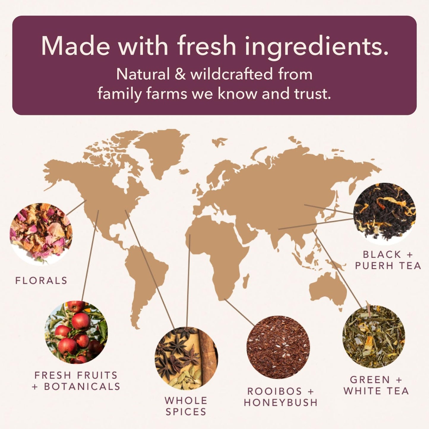 Plum Deluxe Herbal Tea – Caffeine-Free Peach Chamomile Blend – Loose Leaf for Hot or Iced – 75 to 100 Cups