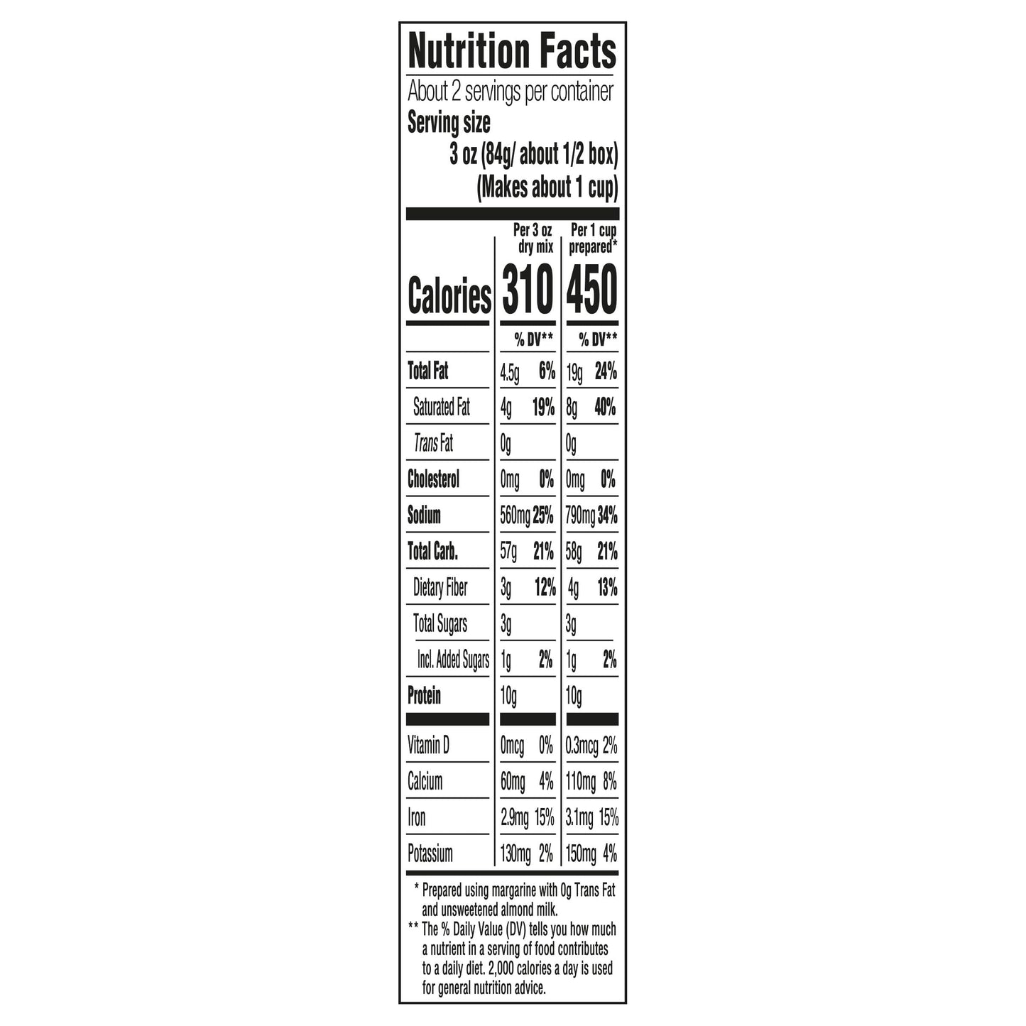 Kraft NotCo White Cheddar Style Plant Based Mac & Cheese, 6 oz Box