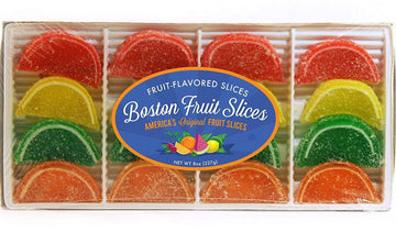 Boston Fruit Slices - 8Oz Tray - America'S Original Fruit Slices - Vegan, Gluten Free, Completely Allergen Free!