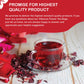 tsoneoo Premium Hibiscus Flowers Tea Bags - 100% Natural Herbal Tea - Vegan Friendly - No Sugar, Caffeine, or Gluten - 20 Count