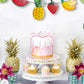 Keaziu 20 Pack Bow Cupcake Toppers Ribbons 2x0.05 Pink1 BOW123 Wedding Party Supplies
