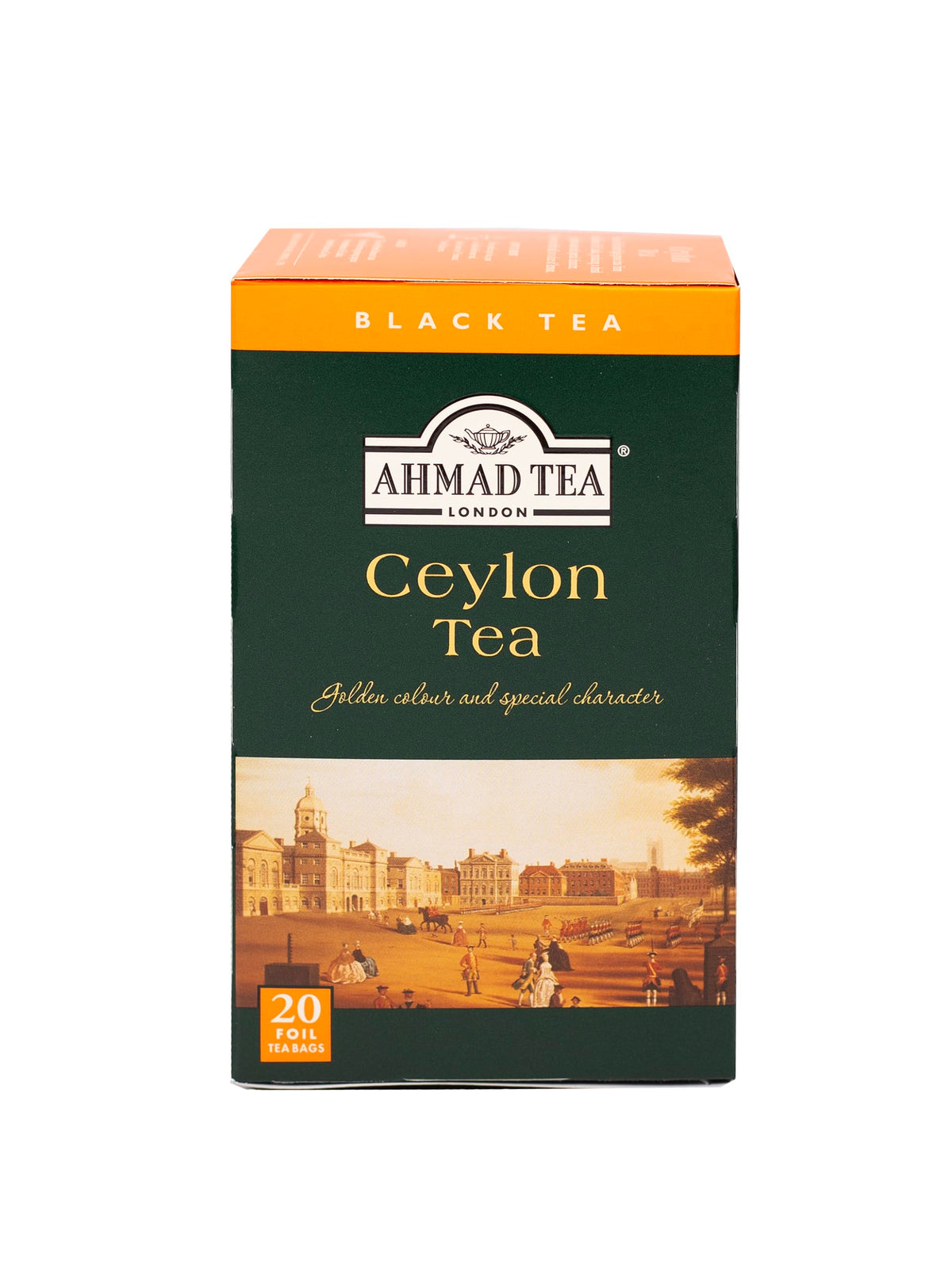 Ahmad Tea Black Tea, Ceylon Teabags, 20 ct (Pack of 1) - Caffeinated & Sugar-Free