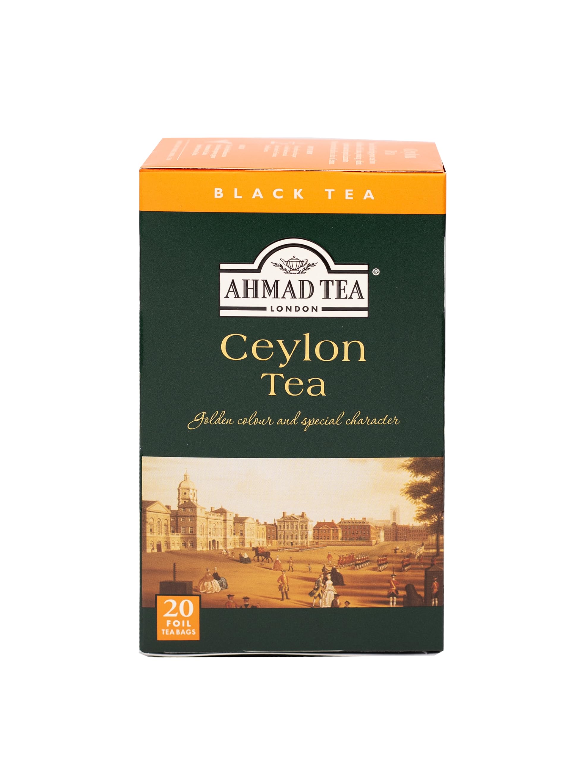 Ahmad Tea Ceylon Tea, 20-Count Boxes, Pack of 6, Model 563