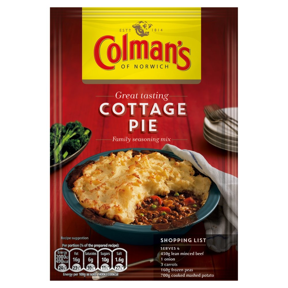 Colmans Cottage Pie Recipe Mix 45G