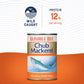 Bumble Bee Chub Mackerel, 15 oz Can - Canned Mackerel Fish, High Protein Keto Food, Gluten Free (Pack of 4)