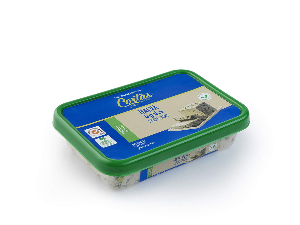 Cortas - Premium Halva With Pistachio, 1 Lb (454G)