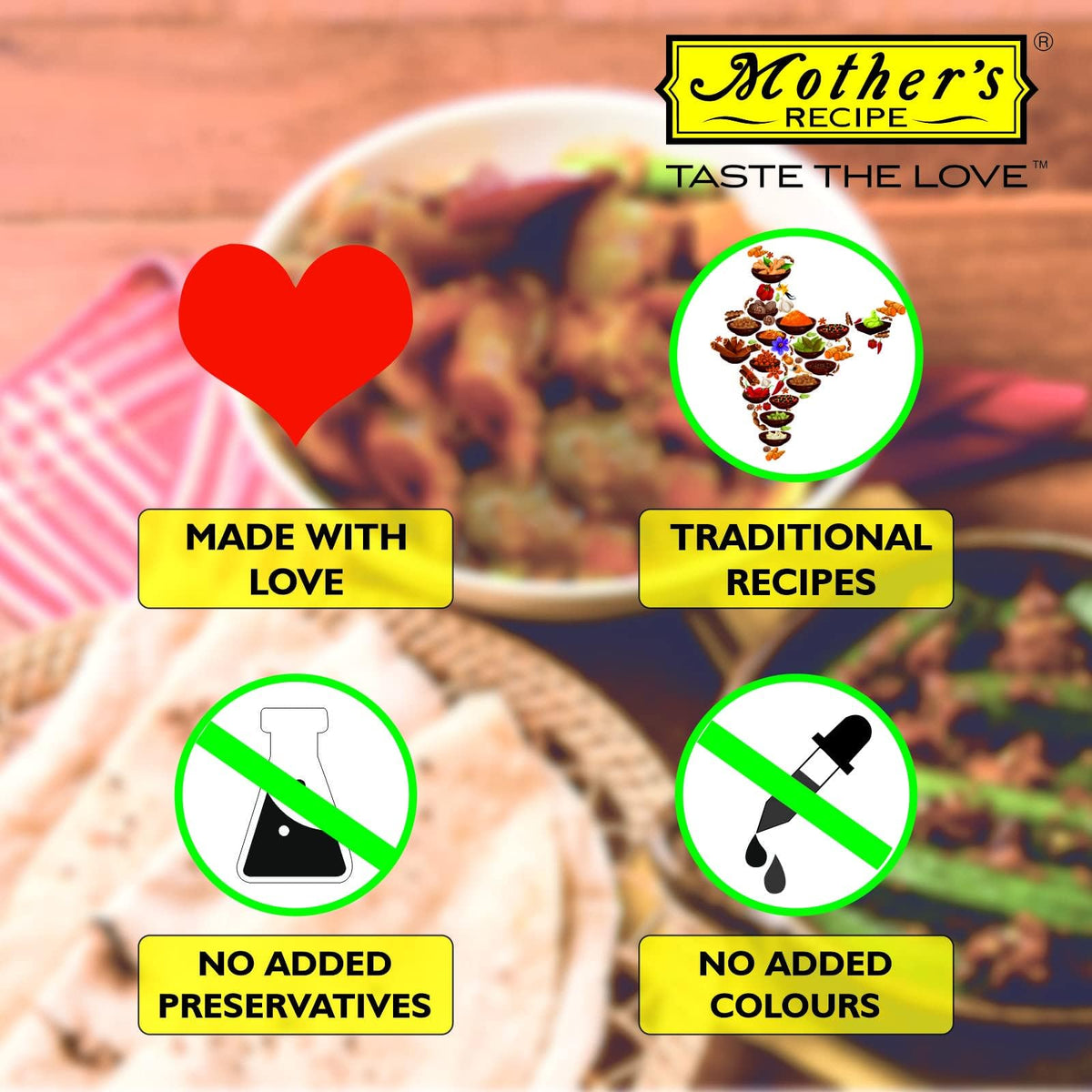 Mother'S Recipe Green Chilli 500 Gm